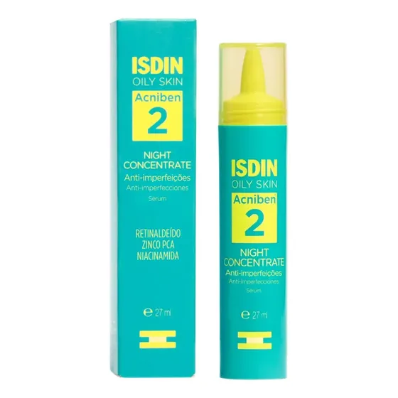 ISDIN Acniben Sérum Noturno Anti-imperfeições para Pele Acneica Night Concentrate - 27ml
