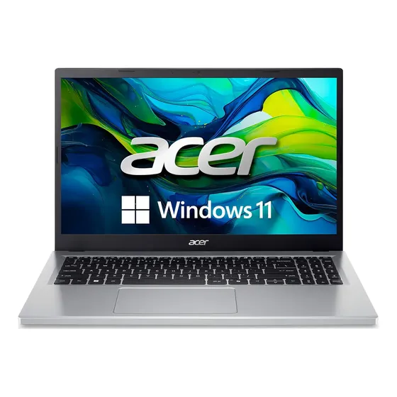 Notebook Acer Aspire Go AG15 com Intel Core i3, 8 GB RAM e Tela Full HD de 15.6"