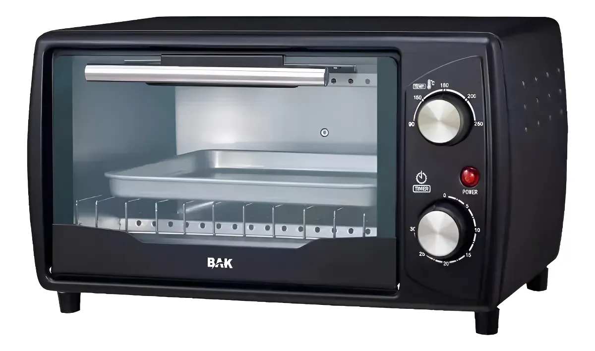 Forno Elétrico Bak 10l Bancada 127v Preto 1000w 127v Preto