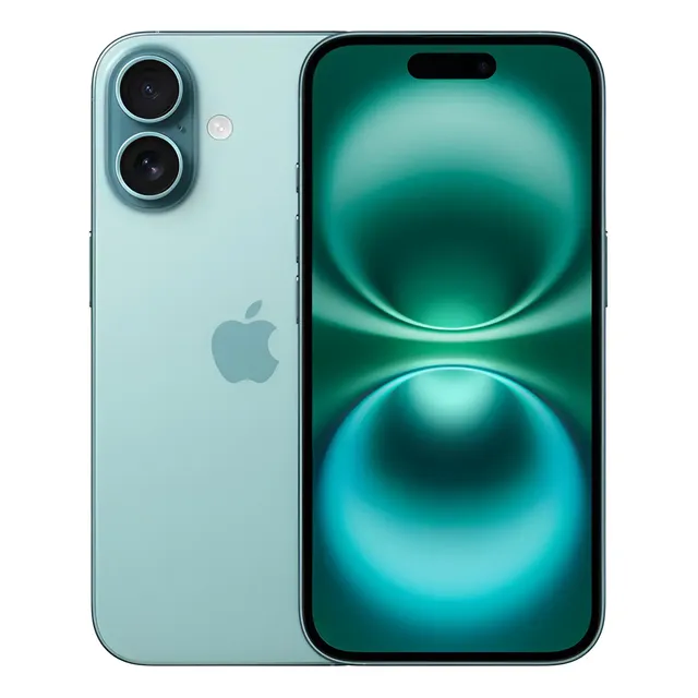 Apple iPhone 16 (128 Gb) - Verde-acinzentado Teal