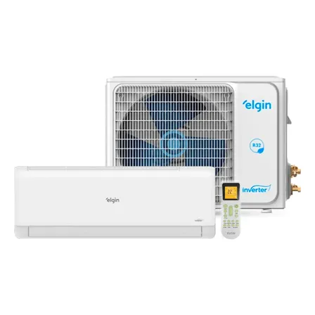 Split Hi Wall Elgin 45hjfi24c2wc Eco Inverter 24000 Btu/h Frio Branco 220v