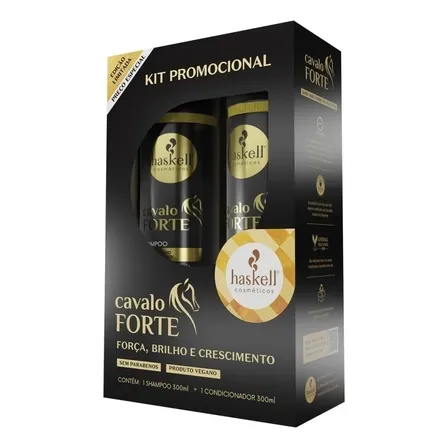 Kit Haskell Cavalo Forte Shampoo+condicionador