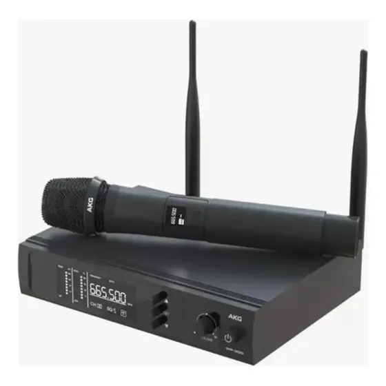 Microfone Sem Fio Akg Wp 300 Vocal Uhf True Diversity