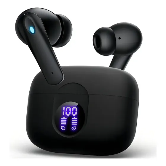 Fones De Ouvido Occiam P91 Bluetooth Anc/enc Sem Fio Baixo Cor Preto