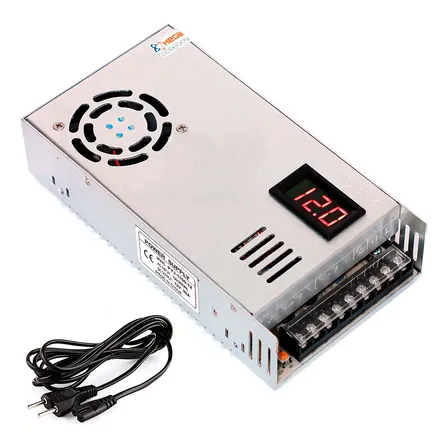 Fonte Automotiva Mega Fontes 1200w 12v 90a Chaveada 110v/220v Som Cftv