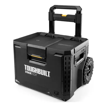 Caixa Ferramenta Com Rodas Stacktech Tb-b1-b-70r Toughbuilt Cor Preta