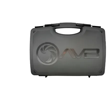 Maleta AVB C30 Preta para Armas Curtas 30x20x8cm PP Resistente