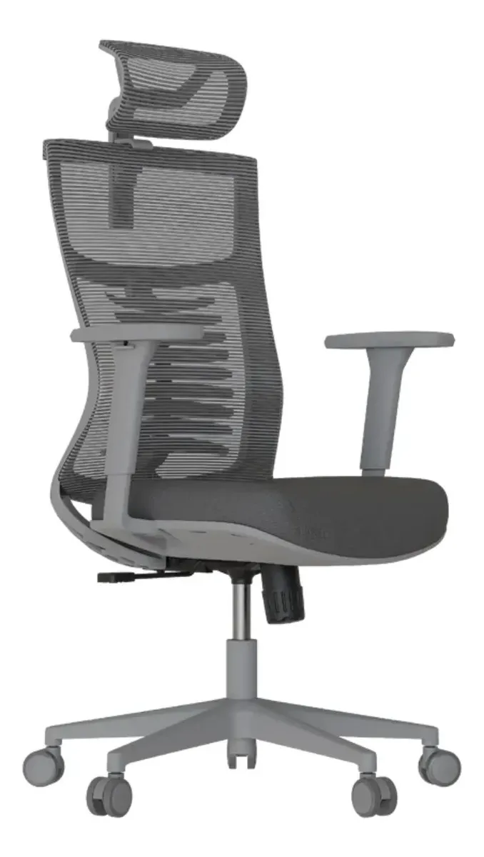 Cadeira De Escritório Ergonômica Vertta Cinza Elements
