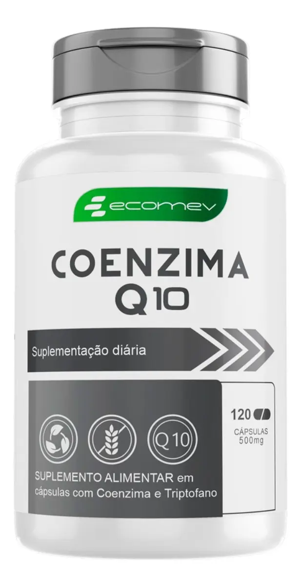 Coenzima Q10 Ubiquinol Puro + Absorção 120 cápsulas Ecomev
