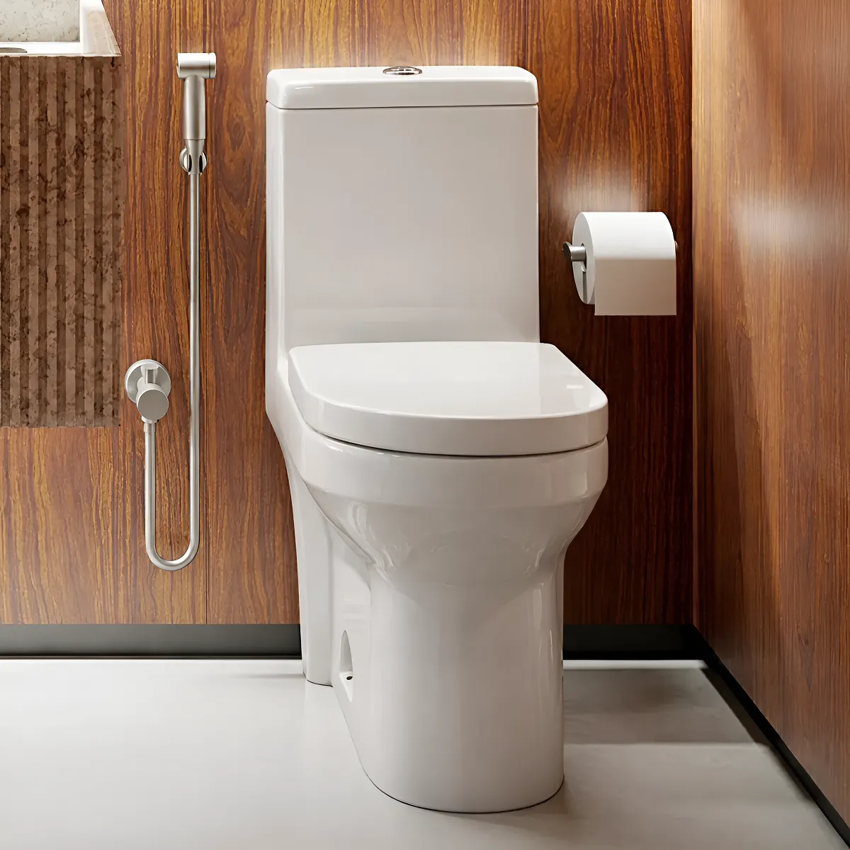 Vaso Sanitário Monobloco Privada Com Caixa Acoplada Pequeno Branco Brilhante