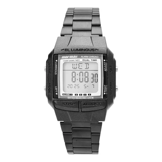 Relógio Mormaii Feminino Vintage Preto - Mo04001c/7p