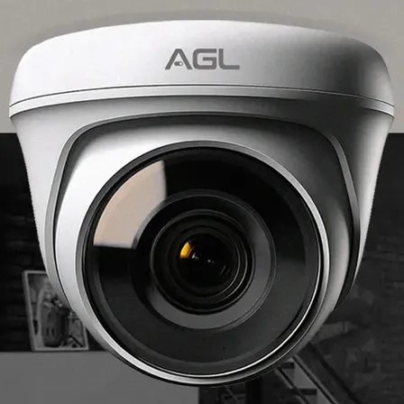 Câmera De Segurança Dome 1mp 720p Hd 25mts Lente 2.8mm Agl Branco