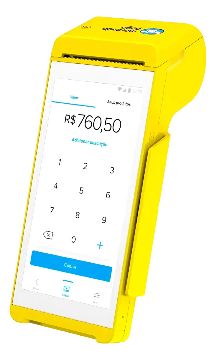Maquininha De Cartão Mercado Pago Point Smart 2 4g Wi-fi Nfc 127/220 Vivo