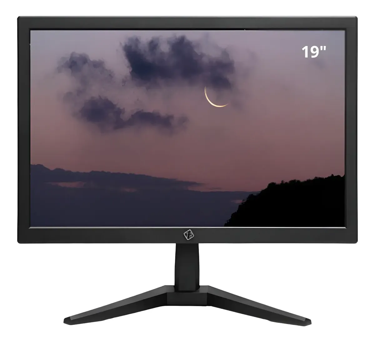 Monitor Tronos 19 Trs-hk19wy Led 60hz 5ms Hd Office Preto. Preto 127/220v