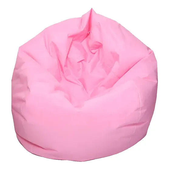 Puff Pera Infantil Atelier Sopuffs Rosa Claro Couro Sintético 70x60cm