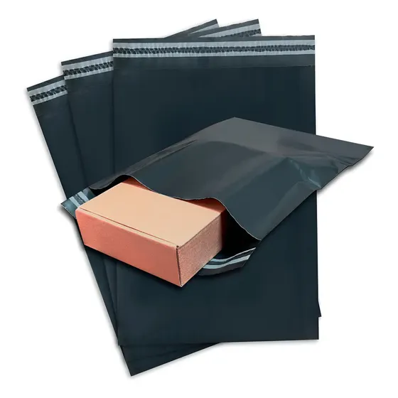 Envelope Segurança Plástico Preto 60x70 cm Kit com 100 Unidades