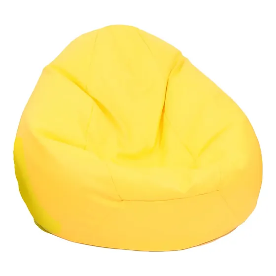 Pufe Pera Infantil Atelier Sopuffs Amarelo Couro Sintético 70cm x 60cm