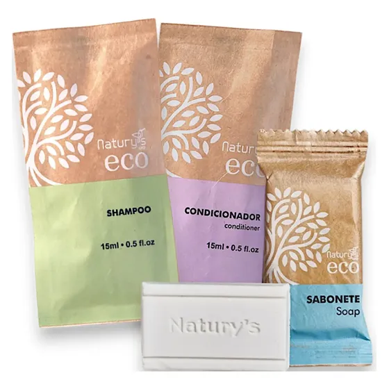 Kit Ecologico Sustentavel Shampoo Condicionador Sabonete 15g