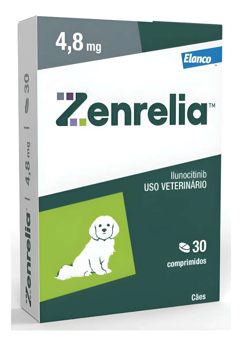 Zenrelia Antiparasitário 4,8mg 30 Comprimidos Elanco Único