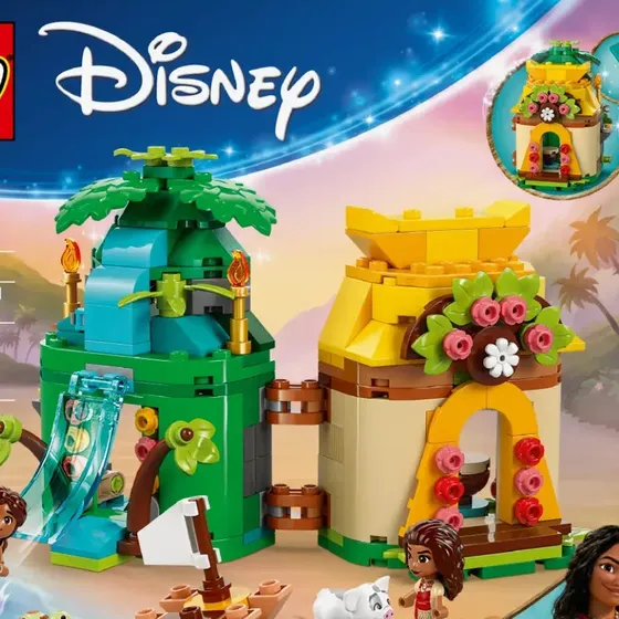 Diversão Lego Disney Island com Moana, modelo 43260