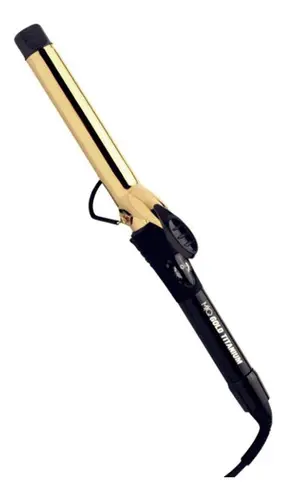 Modelador De Cachos Mq Gold Titanium 25mm 230°c Cor Amarelo