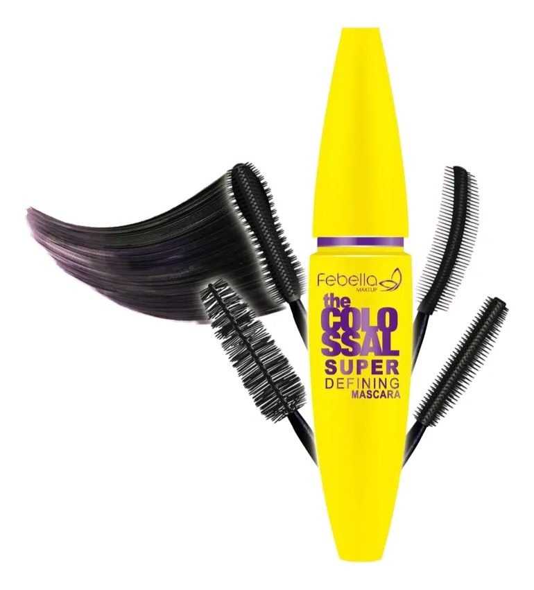 Máscara De Cílios Eblla Preta 10ml Efeito Volume Rímel Preto