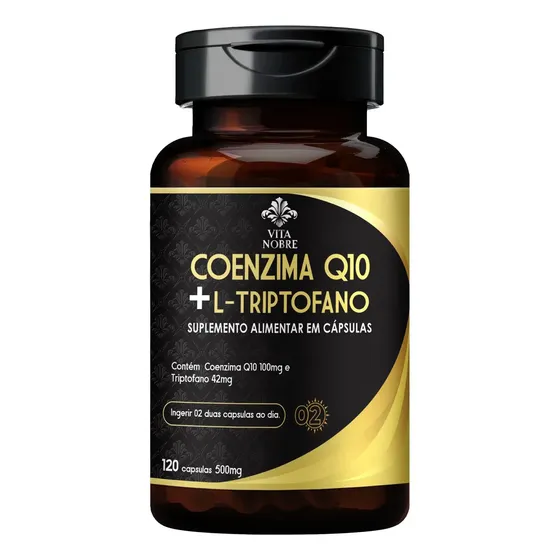 Coenzima Q10 + L-Triptofano 120 Cápsulas Vita Nobre Nutricional