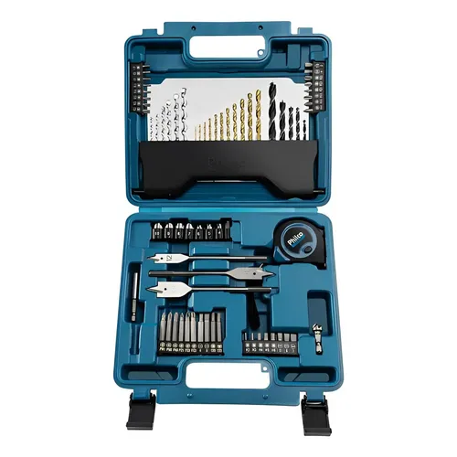 Kit De Ferramentas Philco Pkf01 70 Acessórios + Maleta Azul