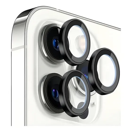 Película Câmera Beleza Proteção Compatível iPhone 14 Pro/max Cor Preto