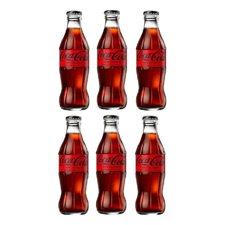 Refrigerante Coca-cola Em Garrafa De Vidro 250 Ml Pack Com 6