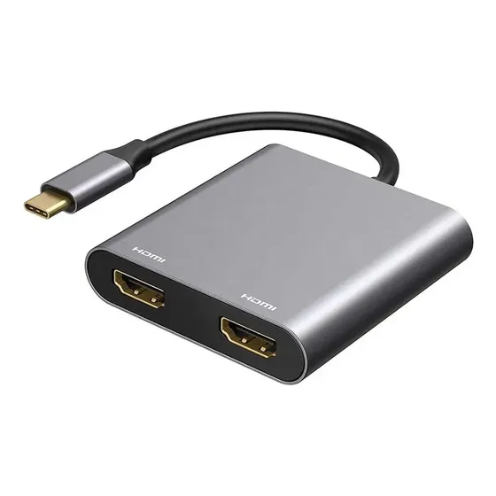 Adaptador Usb C Para Hdmi - Dois Monitores - 4k