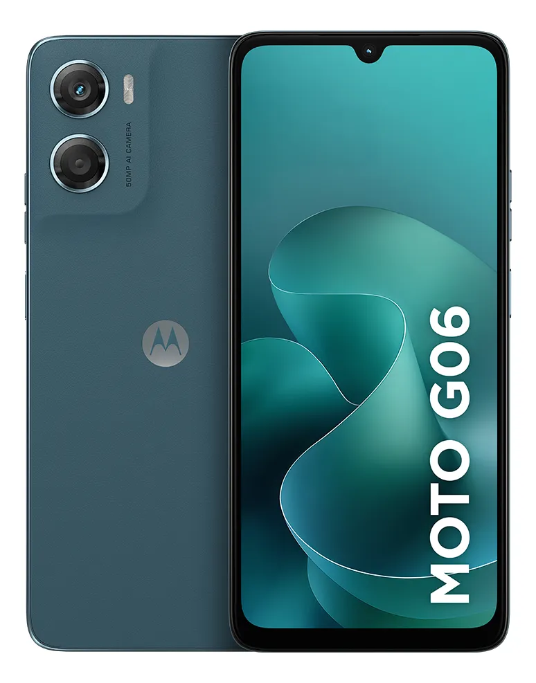 Smartphone Moto G06 - 128gb 12gb(4gb Ram + 8gb Ram) Nacional Azul-marinho