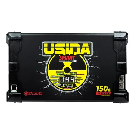 Fonte Carregador Usina 150a Connect Bivolt Automático Cor Preto