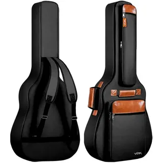 Capa Bag P/ Violão Case Folk Clássico Alça Dupla Acolchoada Cor Preto