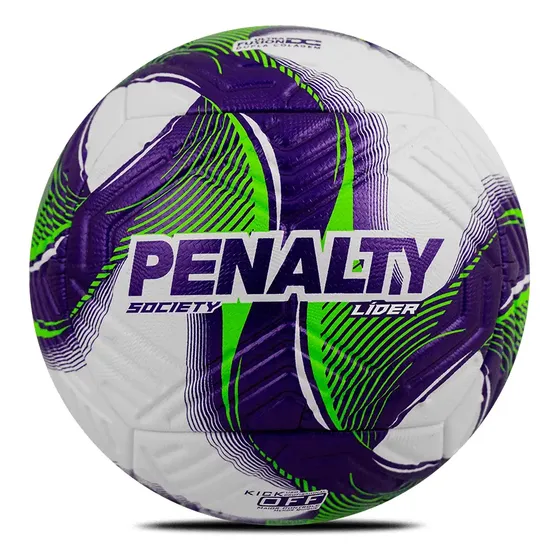 Penalty Bola Society Lider Xxv Cor BRANCO-VERDE-ROXO