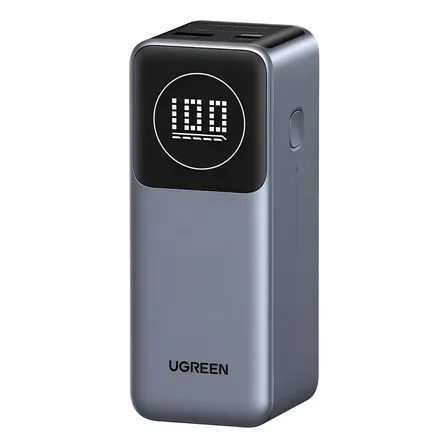 Power Bank Ugreen 12000mah Bateria Portátil 100w Cinza