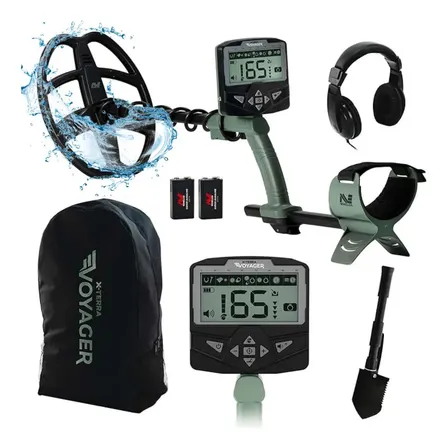 Detector De Metais Voyager Com Kit (pá, Fones E Mochila)