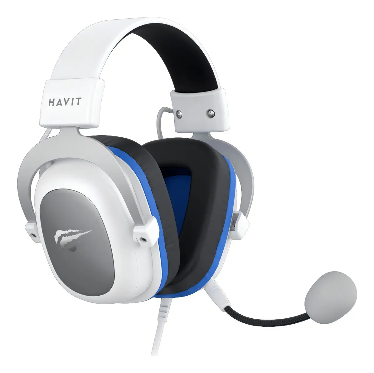 Headset Gamer Havit Gamenote H2002d Mic Removível Branco