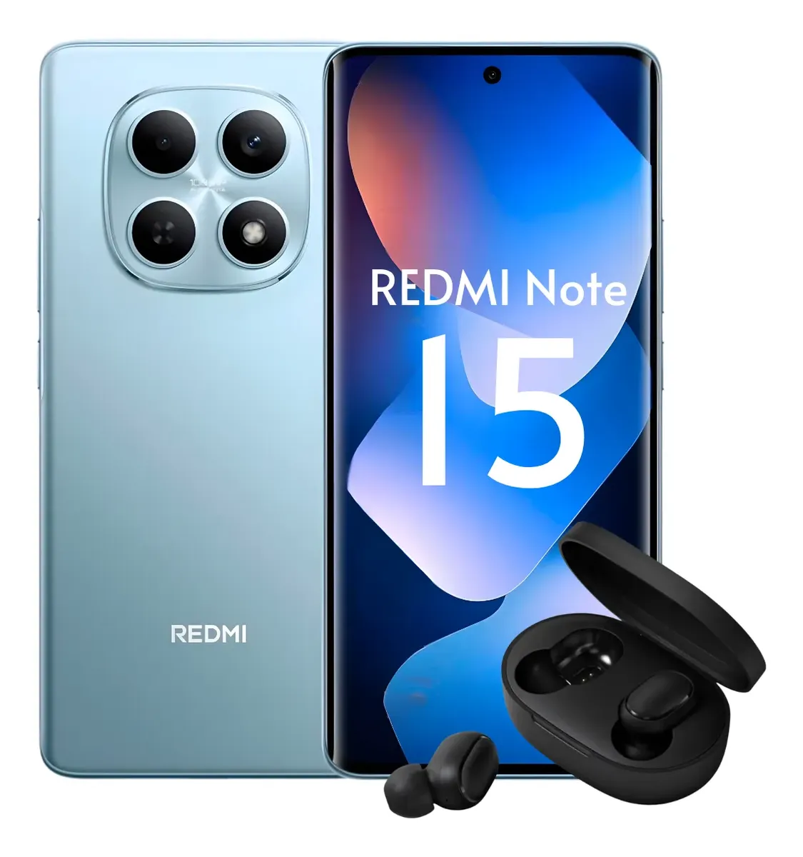 Celular Xiaomi Redmi Note 15 256gb 8gb Ram Dual Sim + Fone Azul