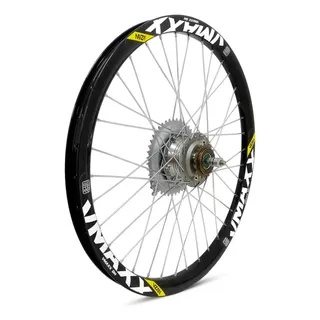 Roda Traseira Vmaxx Bicicleta Bike Motorizada Cubo Moby Cor Preto