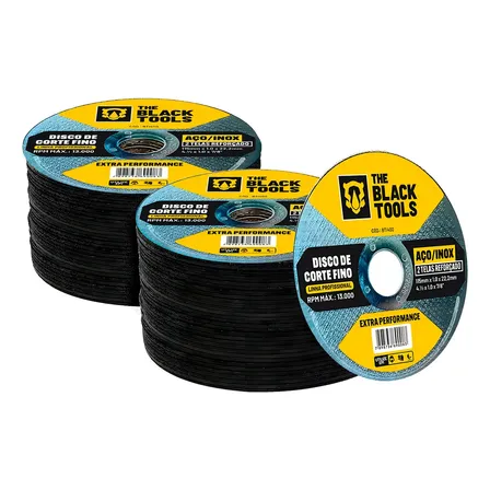 Disco Corte Fino Inox 4.1/2 X 1,0 Esmerilhadeira 100 Peças