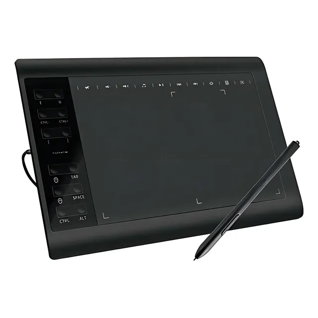 Mesa Digitalizadora Tomate Mtm-1106 11,6 Para Design E Desenho Preto