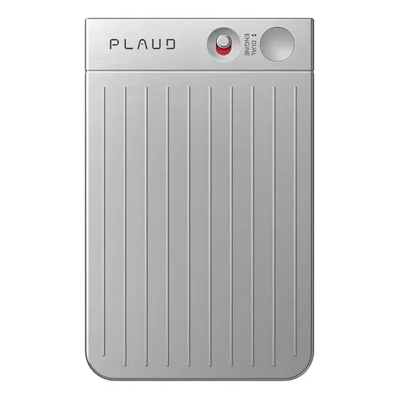 Gravador De Voz Plaud Note Com Chatgpt 64 Gb