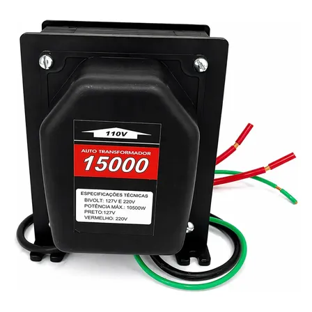 Autotransformador Kitec 15000VA 127V/220V 110V Máx 10500W