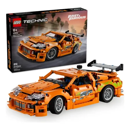 LEGO Technic Fast and Furious Toyota Supra MK4 42204; Modelo de Carro de Brinquedo