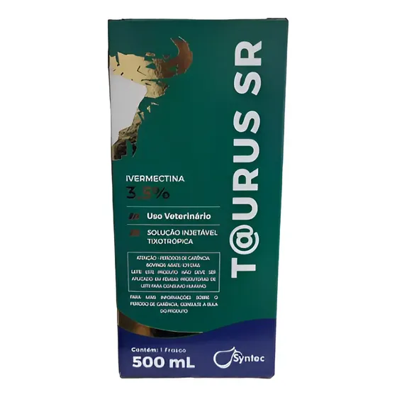 Ivermectina 3,5% Syntec 500ml Endectocida Bovino Corte