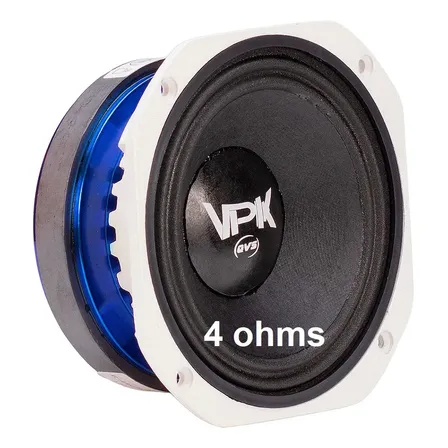 Medio Qvs 6 Polegadas 250w Rms 4 Ohms Cor Branco