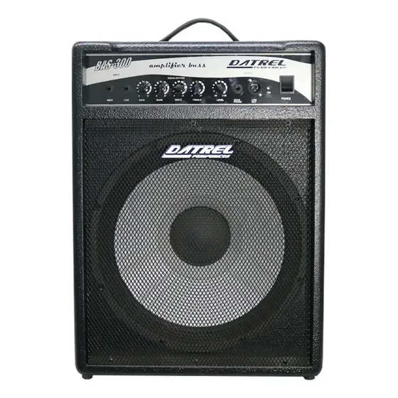 Cubo Amplificador Para Contrabaixo Datrel Bas300 15 300w Cor Preto 127/220v