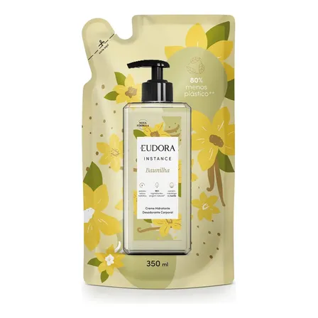 Eudora Instance Baunilha Refil Creme Hidratante Desodorante