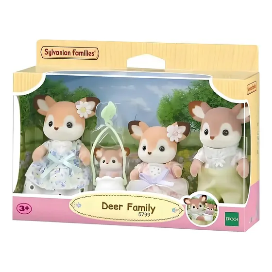 Sylvanian Families Familia Dos Cervos Epoch 5799